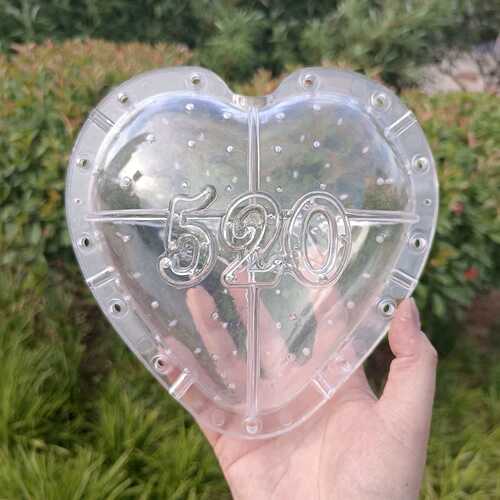 ll心形方形元宝西瓜定型生长模具3-4斤520LOVE爱心水果生长塑料模