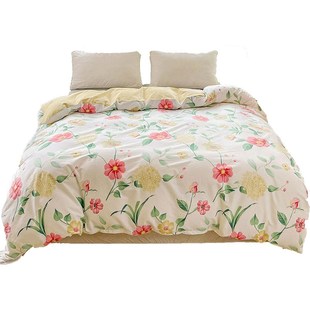 全棉被套单件150x200r学生宿舍单人1.5米双人纯棉床单被罩200x230