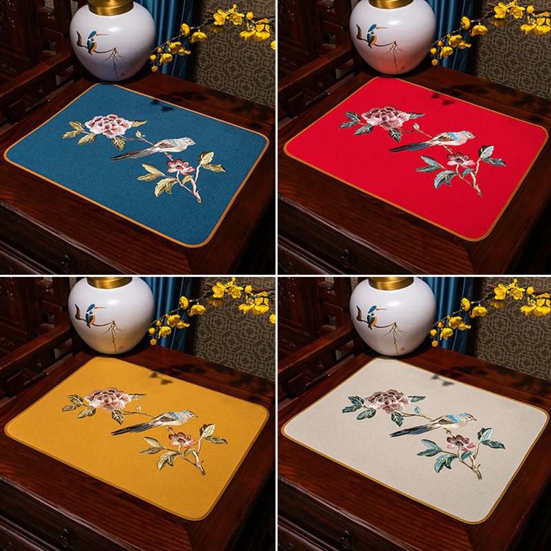 餐桌垫布艺餐垫隔热碗垫杯垫家用花瓶垫J防烫棉麻烫金刺绣托盘垫,居家布艺,餐垫,淘宝优惠券,粉丝福利购,淘宝优惠卷
