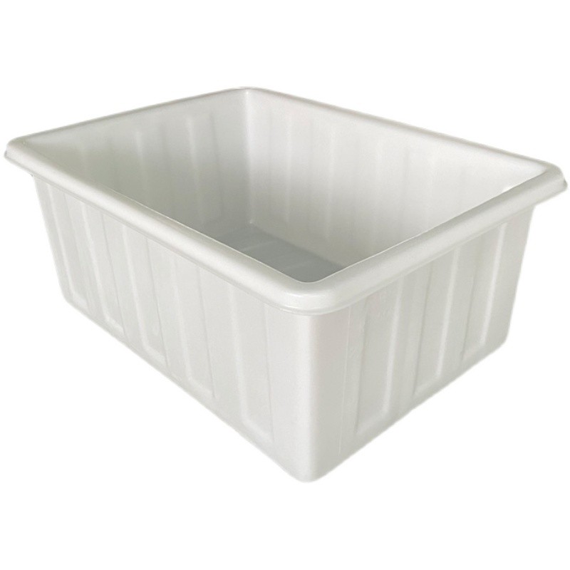 塑料长方形盆加厚牛筋大号v浅盆卖鱼盆养龟盆虾盆周转箱水产养殖