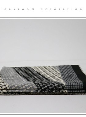 样板房衣帽间装饰品p仿羊绒男女士围巾挂件展厅衣柜软装陈列