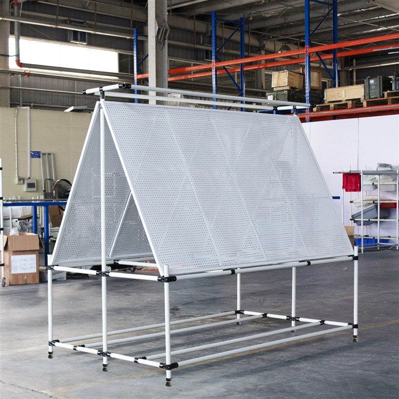 汽车线束布线架双面工装架工作台排线挂板洞N洞板架线束预装布线