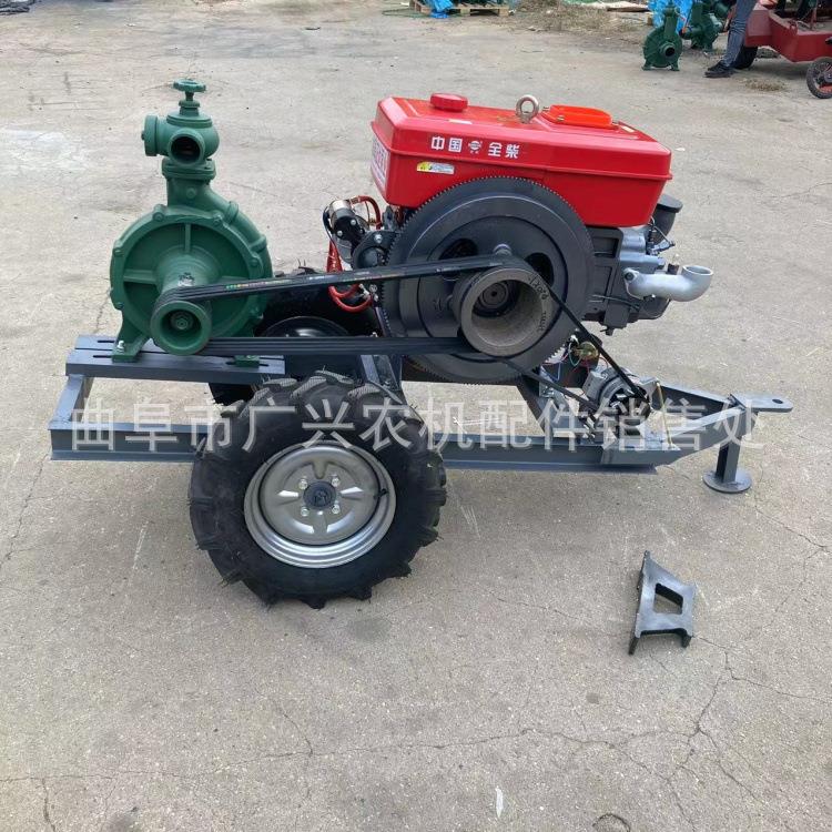 50枪70喷枪专叶用喷高压水泵柴油冷4寸排灌泵扬程150米双ZVH轮离