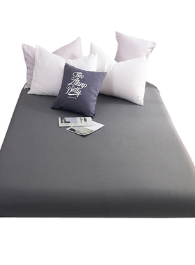 2米200xe220床浅蓝色天蓝床罩90 135 150x190床笠单件纯棉夏季薄