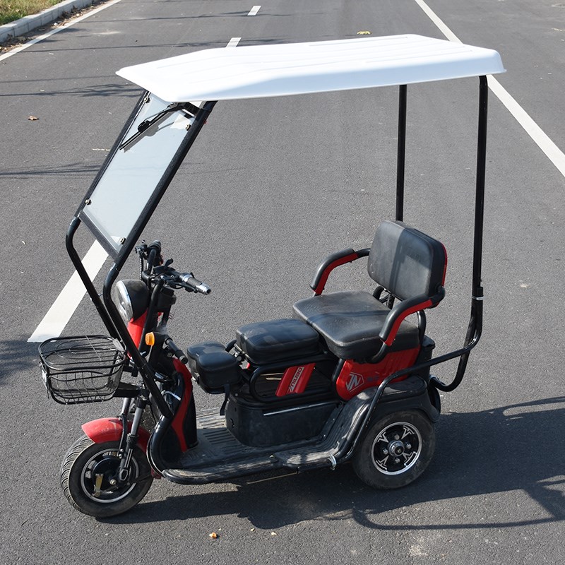 电动三轮车车棚篷蓬推s拉款小巴士休闲三轮车车蓬防雨棚遮阳篷