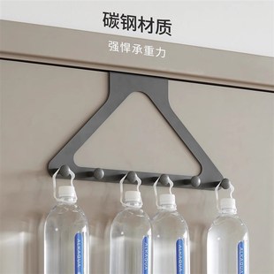 衣柜外侧面挂架直角挂钩柜子y挂衣架免打孔柜边门后挂衣钩置物架