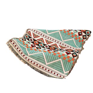 东南亚沙发毯沙发巾单人盖毯装饰民宿毯子K防尘罩沙发套露营户外