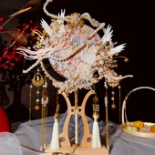 团扇新娘结婚ediy材料包秀禾扇子却扇高级感喜扇双面中式 婚扇婚礼