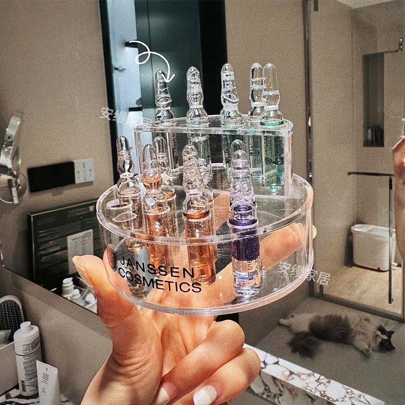 亚克力透明展示架美容院水光针双层展台德赞臣安瓶精华.置物陈列
