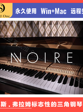 Noire Nils Frahm音乐会三角钢琴音色16G完整版KONTAKT康泰克音源