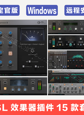 SSL Native音频效果器插件Bus Compressor 2 X-EQ 2 LMC+新版套装