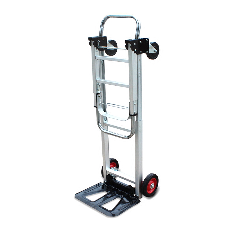 德国设计铝合金h折叠拉杆车手拉车便携手推车拉货搬家运加长平板