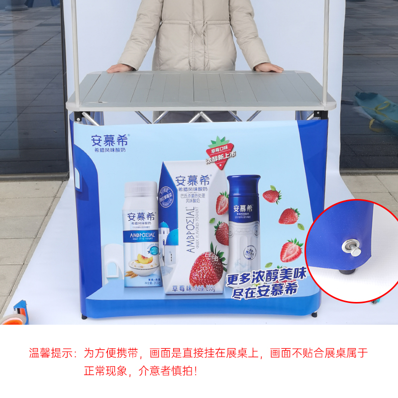 促销台展示架冰粉车摆摊小推w车移动折叠地推桌子夜市地摊位小吃