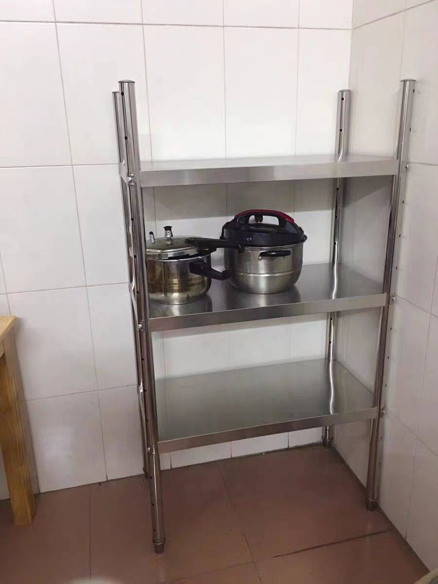 加厚不锈钢洗衣机置物架落地多层微波炉阳台收纳架储物Y架高脚货