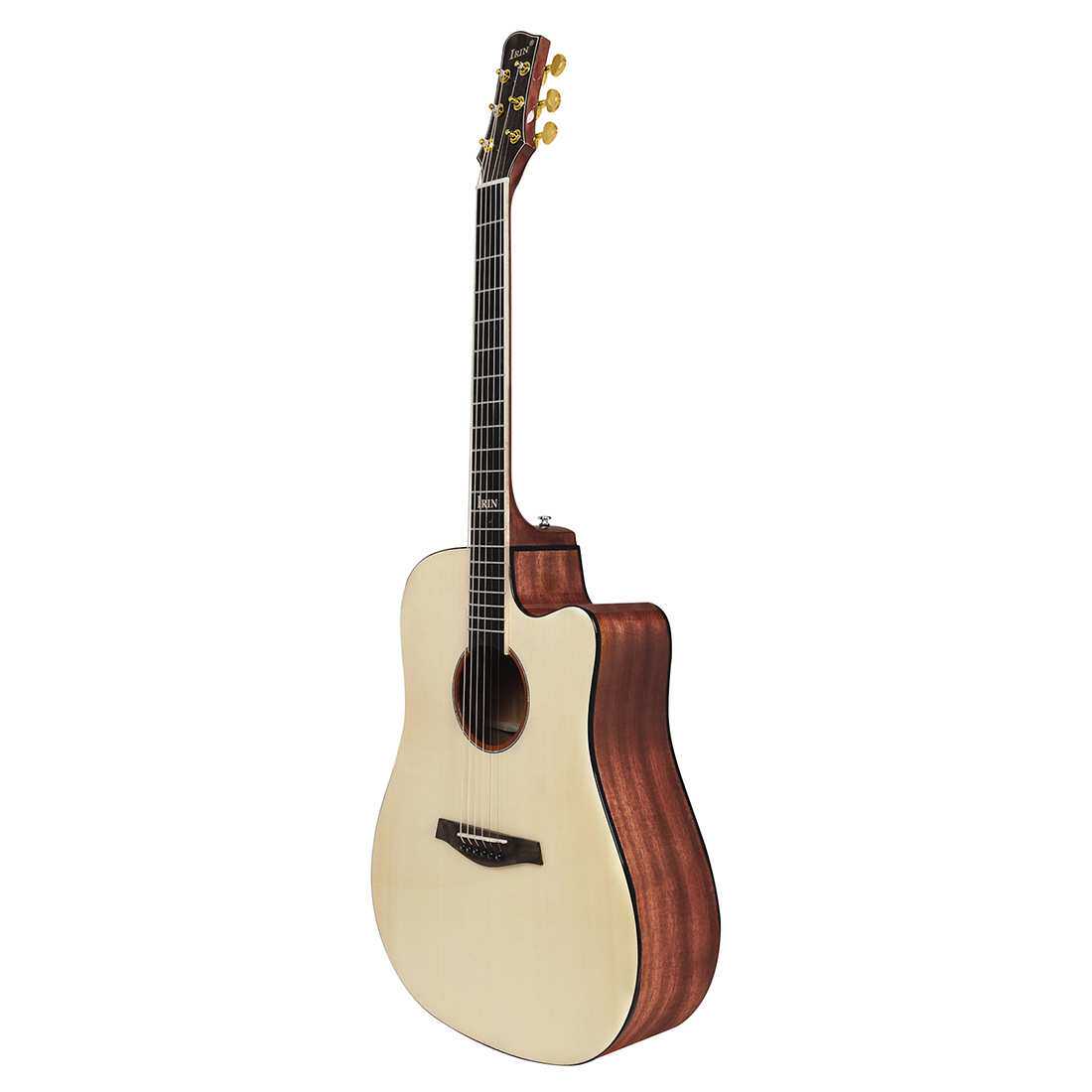 工厂直销41寸民谣吉他云杉面板吉他金旋钮男女普及琴练习jita吉他