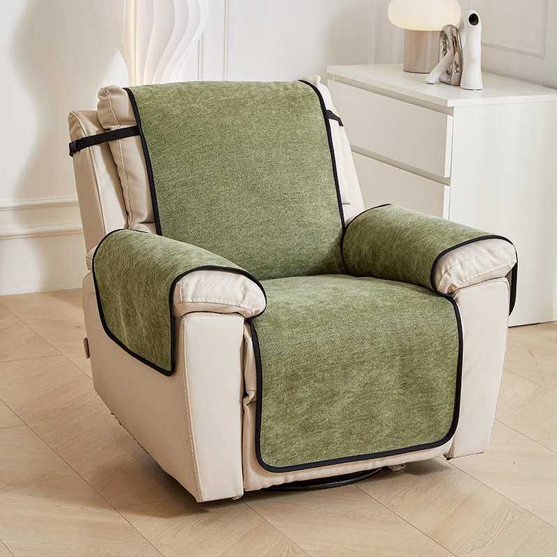 跨境电动椅一体沙发垫单人头等舱防滑坐垫四季通用纯色功能沙发套