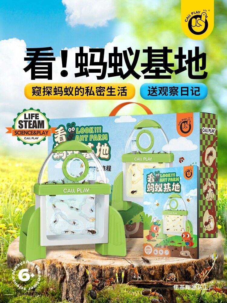 蚂蚁城堡工坊别墅家园蚂蚁箱宠物蚁巢蚂蚁弓背蚂蚁后基地