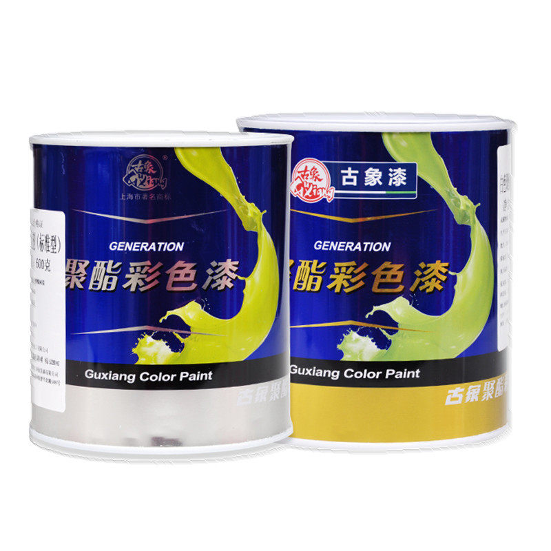古象685彩色聚酯金属防锈漆栏杆实木木器亮光油漆聚氨酯家具翻新