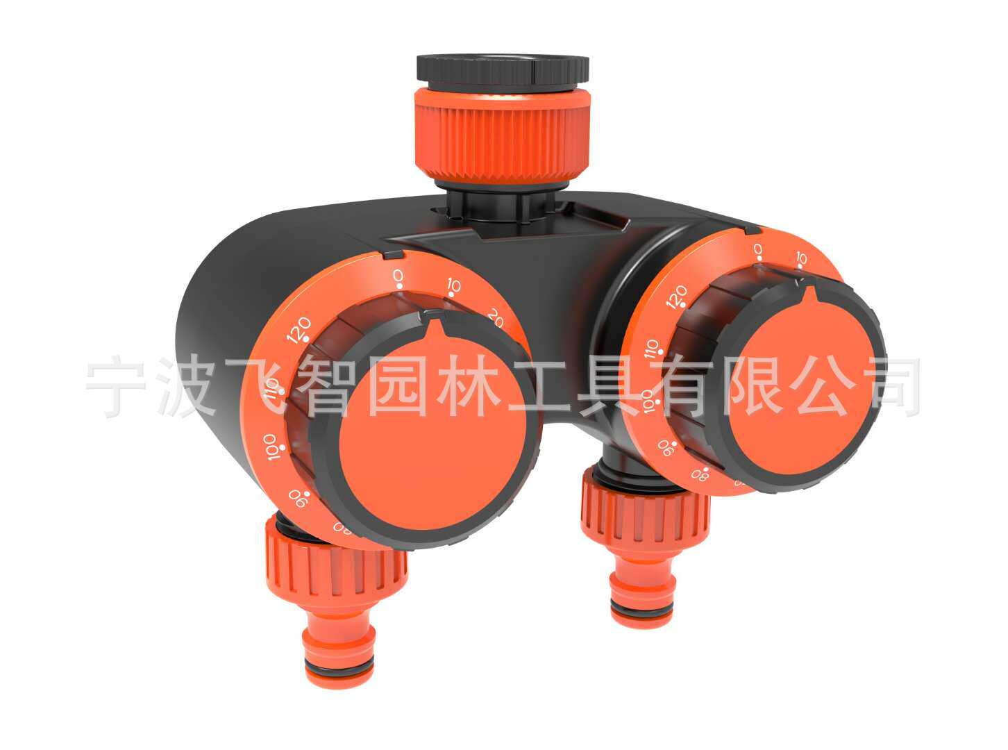 园林洒水器定时器倒计时双出口机械浇灌草坪自动浇花浇水控制器