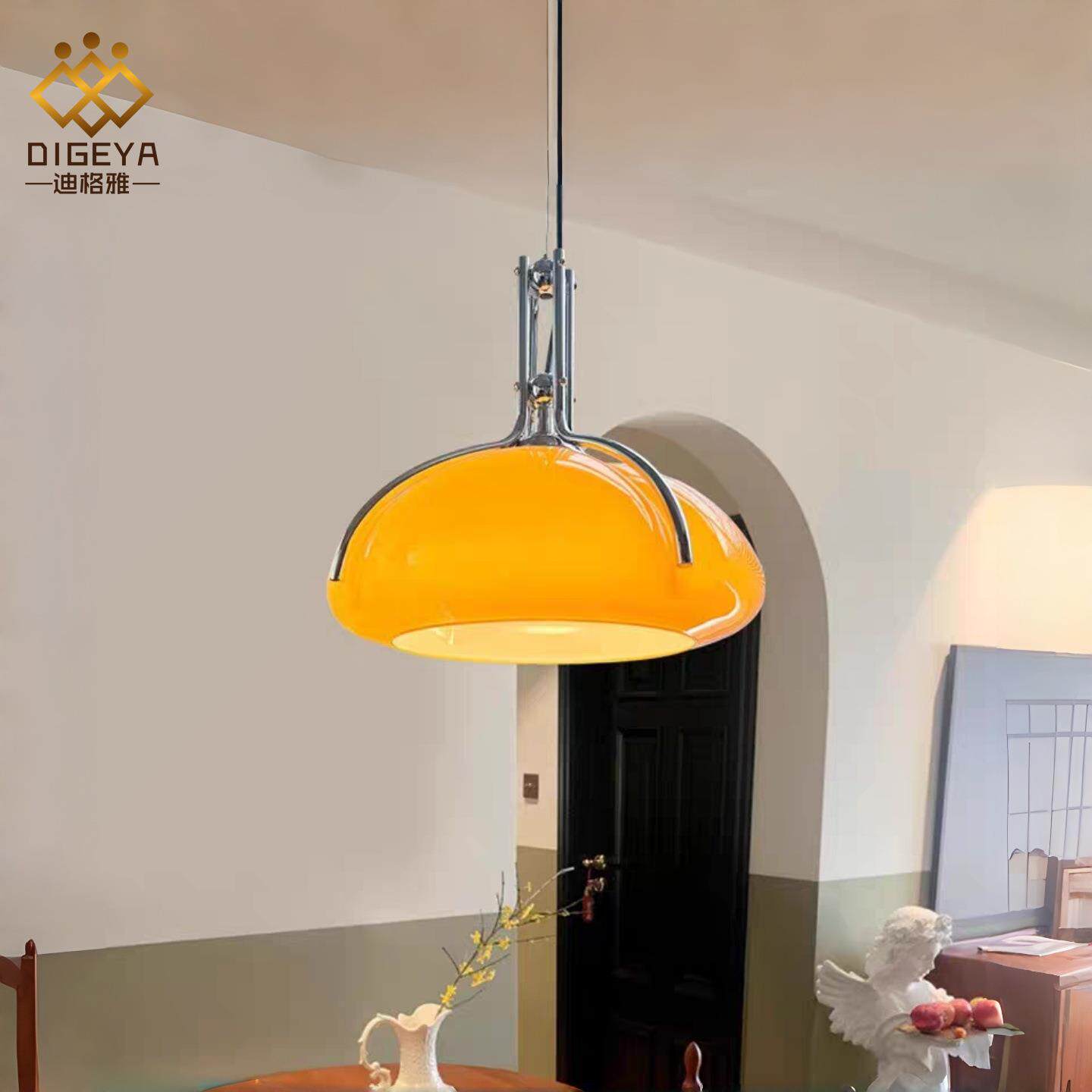 迪格雅创意包豪斯南瓜餐厅吊灯法式复古个性阳台玄关过道吸顶灯具