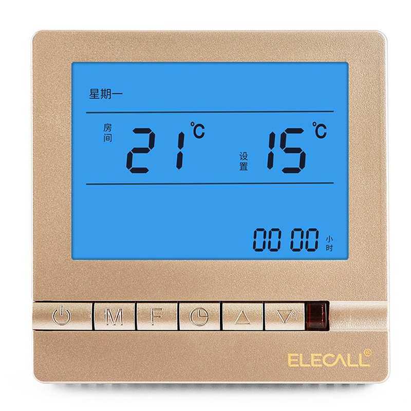 伊莱科EK8805HD-C-16地暖壁挂炉温度控制可调温控面板不带外置线