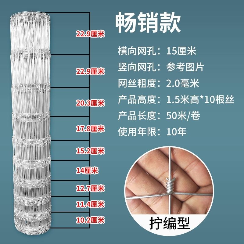 全钢镀锌养d殖网铁丝网围栏防护网护栏网牛栏网养牛养羊果园围栏,农机/农具/农膜,农场护栏网,淘宝优惠券,粉丝福利购,淘宝优惠卷