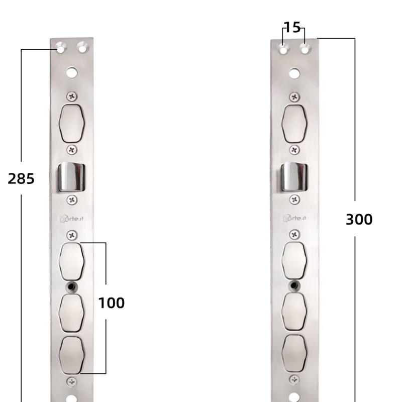 中帅锁体 老e式机械二帅锁体 32*300/35*300 盼防盗门锁体 it锁体