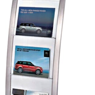 陈列架 不锈钢报刊架 杂志架书报架宣传册架资料T取阅架展架收纳