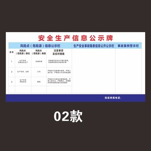 广东企业安全生产一线三排标识牌应E急管理信息公示栏事故隐患公