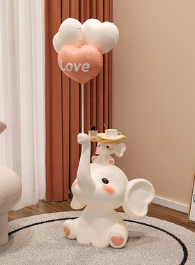 大象落地摆件客厅大型电视柜旁边家居卧室托盘装饰W品乔迁新居礼