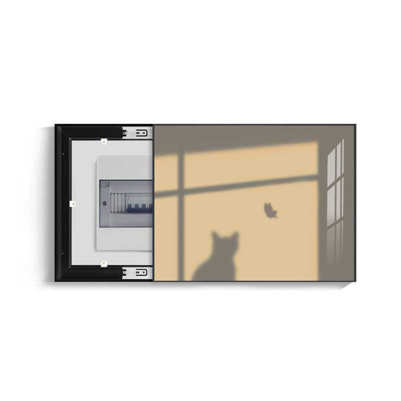 电表箱装饰画现代简约配电箱遮挡电表盒挂画免打孔电源开关盒壁画