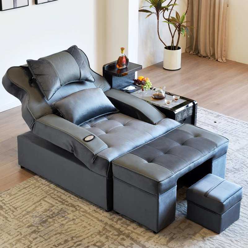 足浴沙发电动洗脚修脚沙发椅足浴按摩床K歌沐足洗浴足疗沙发躺椅