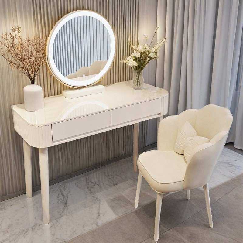 2024年现代简约卧室主卧单桌新款奶油风梳妆台一体轻奢网红化妆桌,3C数码配件,USB灯,淘宝优惠券,粉丝福利购,淘宝优惠卷