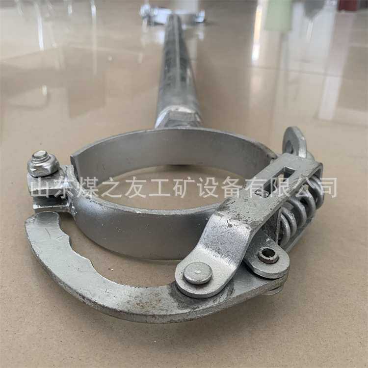 钢梁防倾倒器 锁扣环形抱箍防坠器 矿用单体液压支柱防倒装置