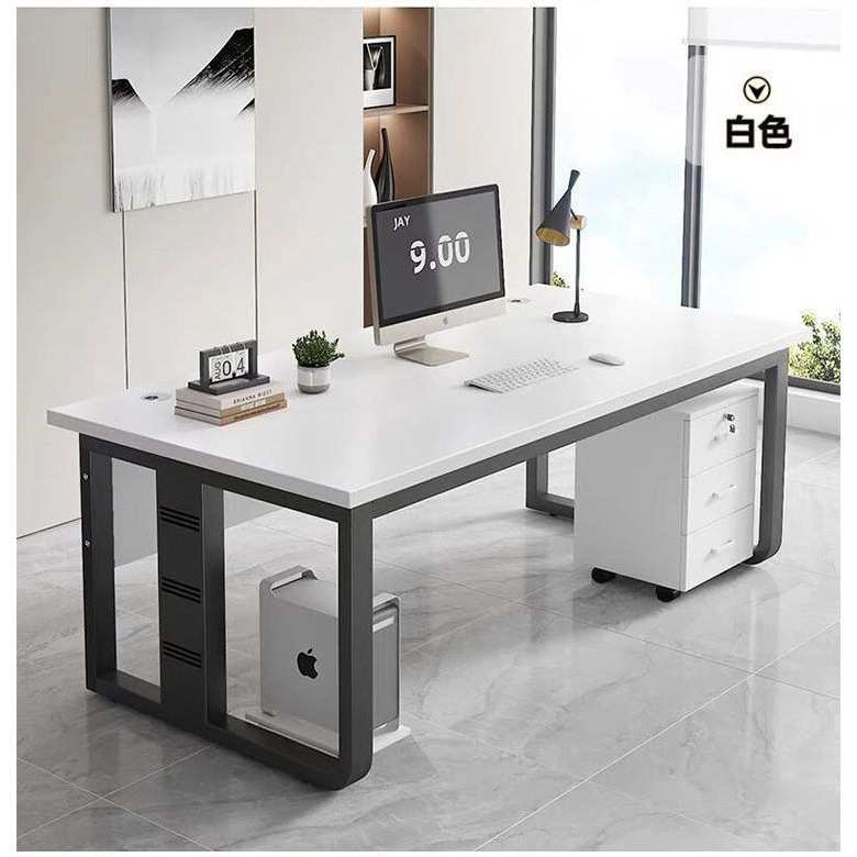 办公桌加厚桌面桌经理桌电脑桌简约现代主管桌子办公室电脑桌家用