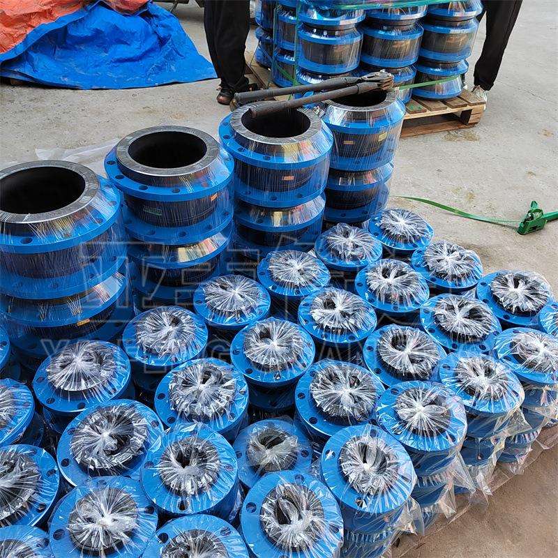 供应国标橡胶软连接耐高温橡胶软接头法兰橡胶接头标准尺寸