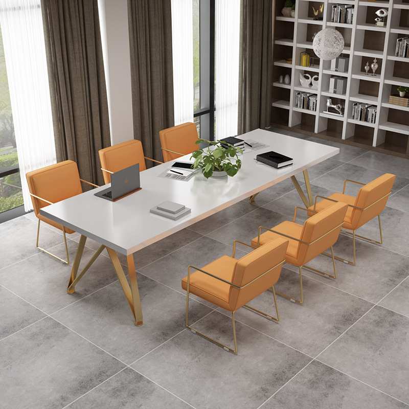 北欧办公家具家用实木办公桌办公室职员桌椅洽谈会议桌公司电脑桌