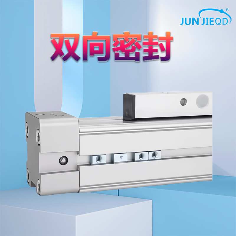 源头厂家高速机械式无杆气缸带导轨DGC-K25-500-600行程可调