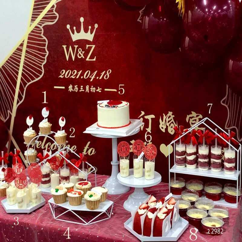 欧式甜品台摆件展示架蛋糕托盘婚礼摆台装饰下午茶点心架冷餐茶歇,3C数码配件,USB灯,淘宝优惠券,粉丝福利购,淘宝优惠卷