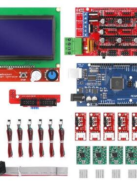 3D打印机套件RAMPS1.4+12864屏+MEGA2560R3主板+A4988驱动