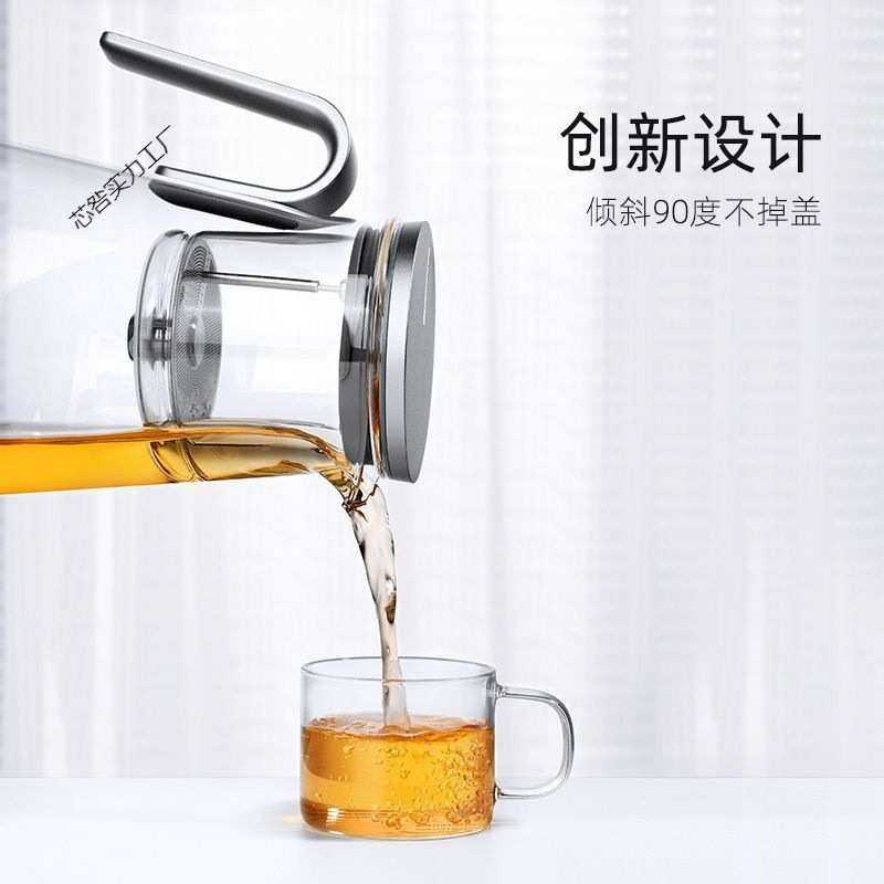 飘逸杯全玻璃内胆耐热磁吸泡茶壶家用办公室懒人泡茶神器茶壶,3C数码配件,USB灯,淘宝优惠券,粉丝福利购,淘宝优惠卷