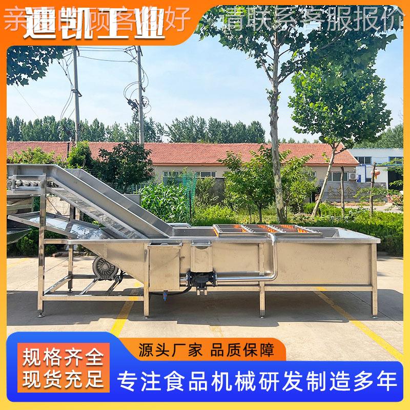 网红自热锅蔬小清菜包XVT清火洗机 蔬菜浸泡洗加工设备 果蔬清洗