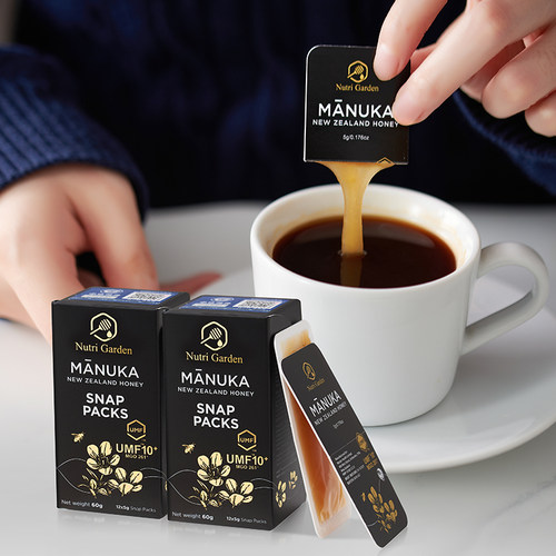 纽兹兰新西兰原装进口麦卢卡UMF10+蜜便携独立小包装麦卢卡旅行装