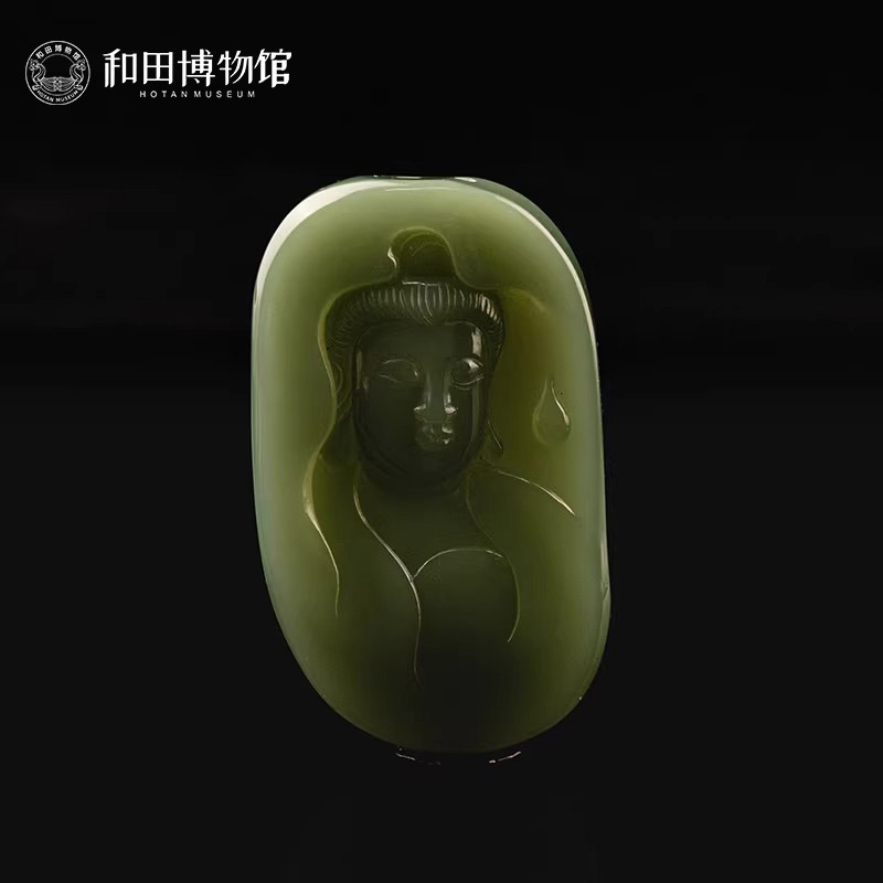 和田玉复古把件吊坠