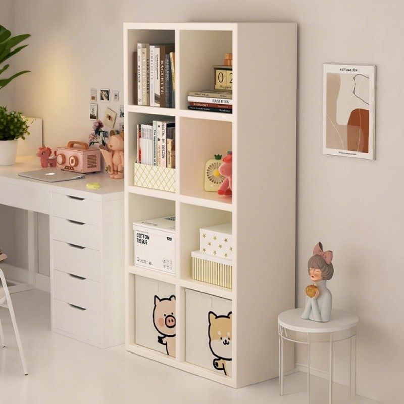 书架落地置物架客厅家用矮柜子储物柜卧室置物柜格子柜飘窗小书柜,办公设备/耗材/相关服务,其它,淘宝优惠券,粉丝福利购,淘宝优惠卷