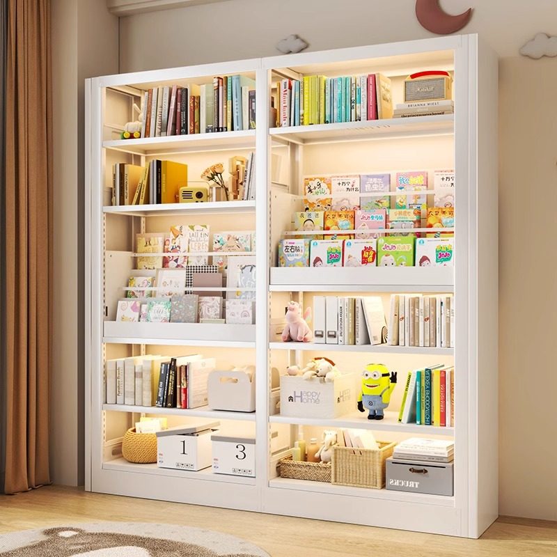 家用图书馆钢制书架多层落地置物架儿童书柜绘本架客厅简约储物架,智能设备,其他智能配件,淘宝优惠券,粉丝福利购,淘宝优惠卷