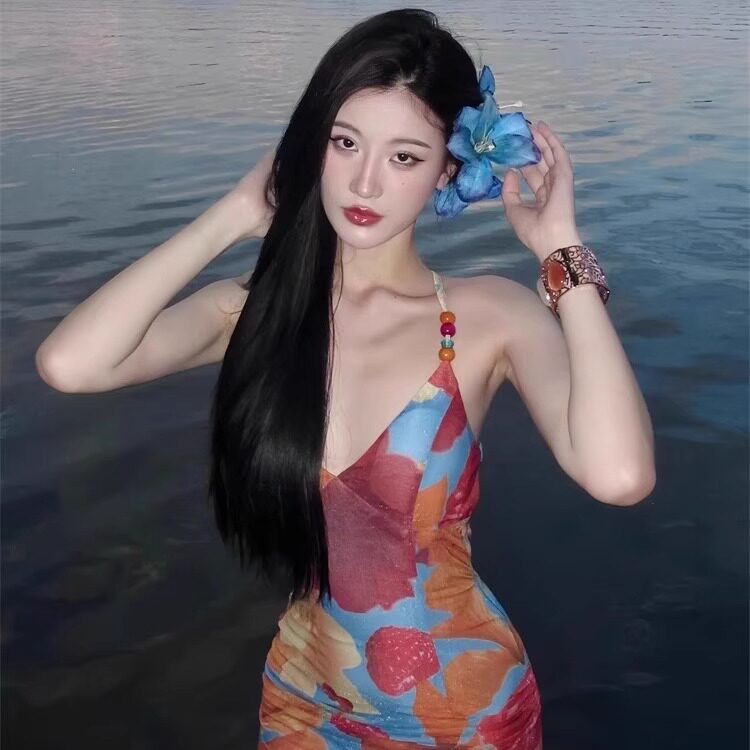 氛围感百合花抓夹立体花朵发饰图片