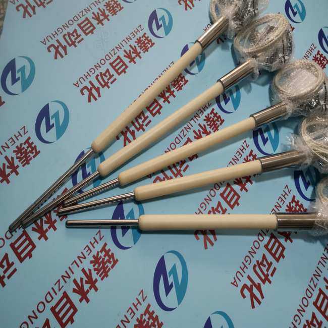液晶玻璃用铂金套管热电偶 液晶玻璃测温用