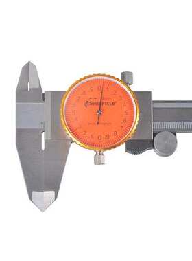 钢盾S071011表盘式游标卡尺150mm 200mm 带表卡尺