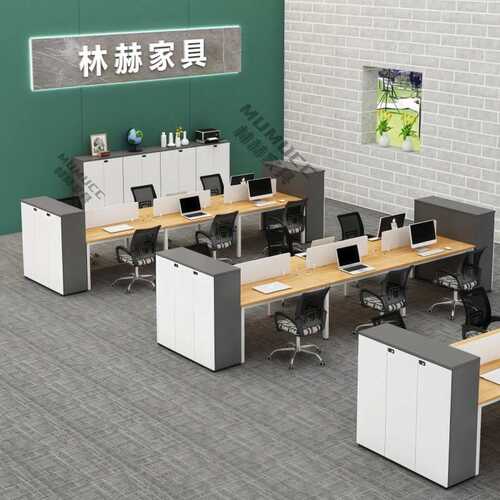 矮柜文件柜带锁木质资料储物柜简约现代办公室隔断花槽柜边柜收纳